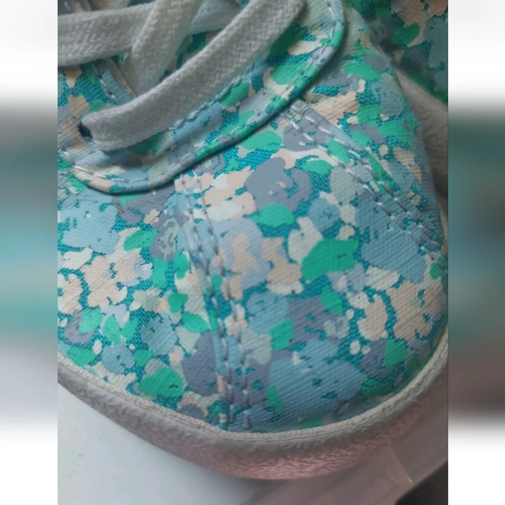 Converse All Star Paint Texture Floral sneakers women size 8 - Picture 7 of 8